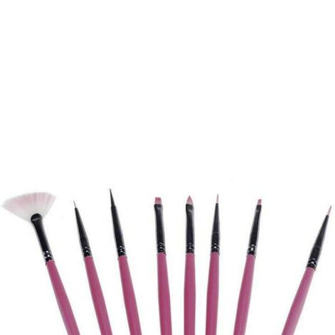 Nail Art Brushes, 8 Pcs